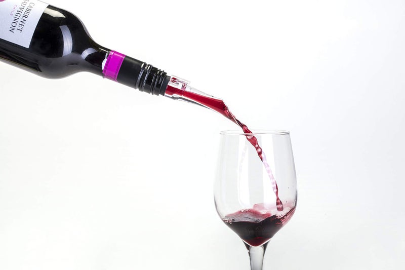 Cork Pops Nicholas VinOair Wine Aerator, Black, 6 Inch - Image 2